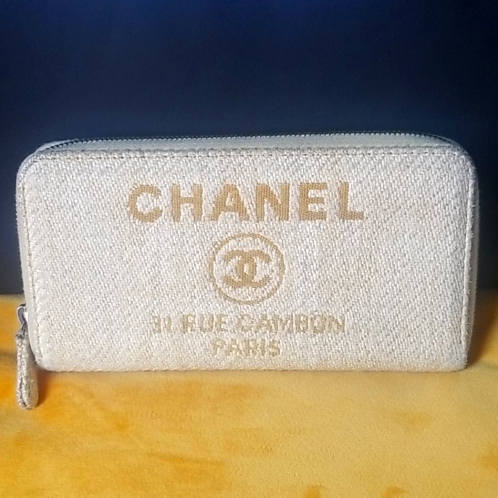Authentic Chanel Deauville wallet